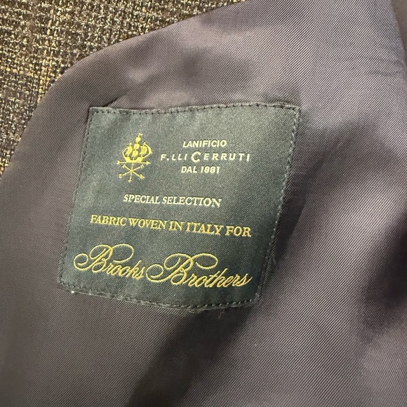 NWT Brooks Brothers Regent Fit Blue and Tan Blazer - Picture 8 of 9